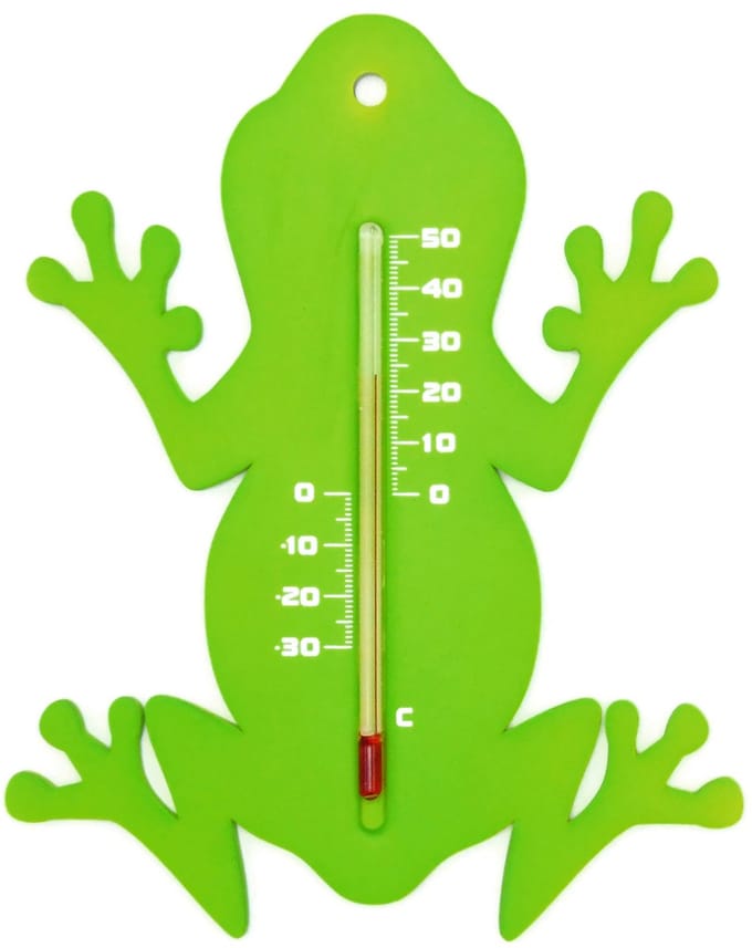 Nature-Wandthermometer-kikker-groen