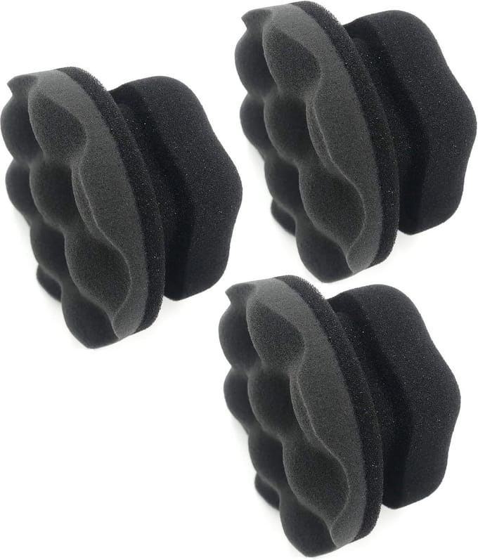 Set van 3 Band Dressing Applicators met Hex Grip voor Glanzend en Schoon Resultaat