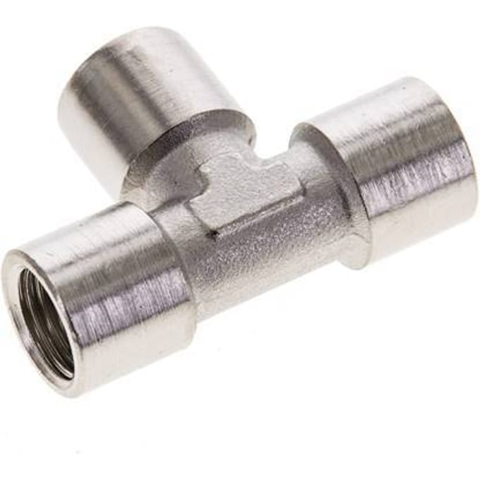 G 1/4'' Vernikkeld Messing T-stuk 16 Bar [2 Stuks]