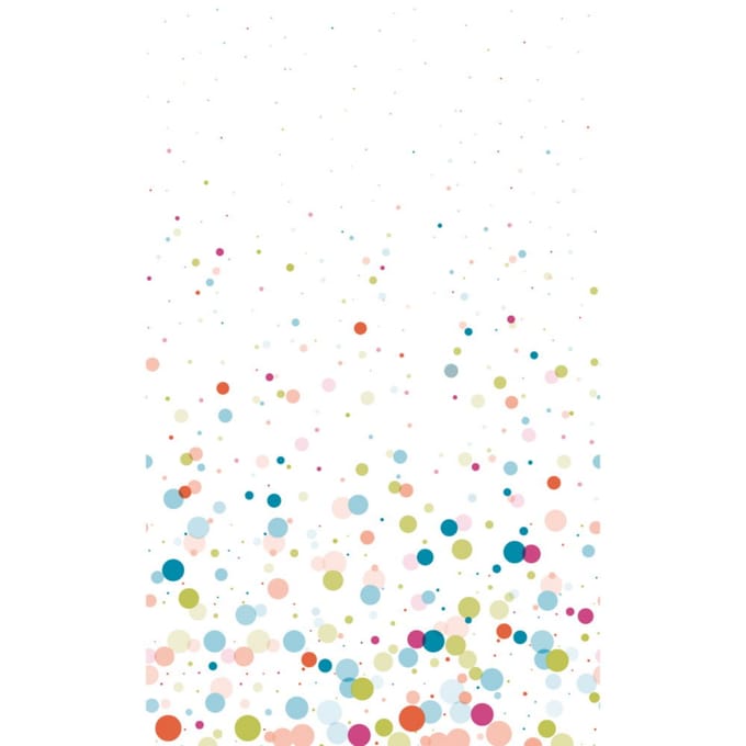 Tafellaken Festive Bubbles Multi 138x220 cm