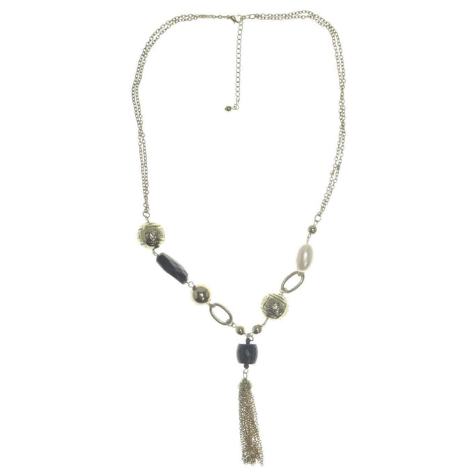 Behave - Ketting goudkleur met hanger, 62 cm