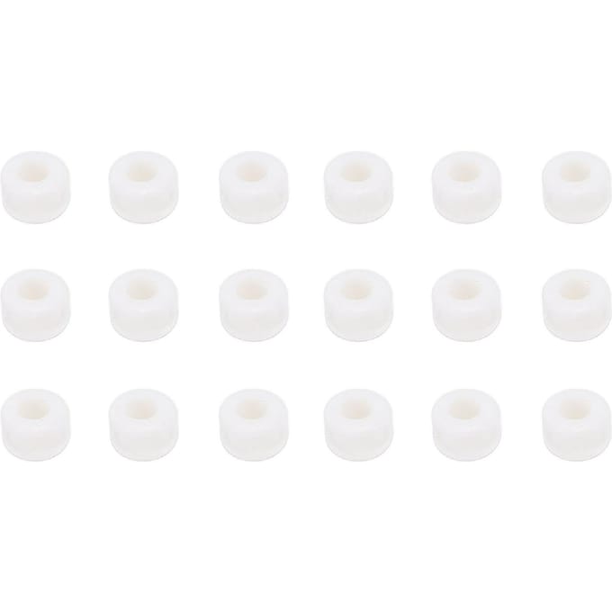 Plafondventilator Dempers Vervanging Laag Geluid Rubber Ventilator Afdichtingsringen voor Geluidsreductie Wit white