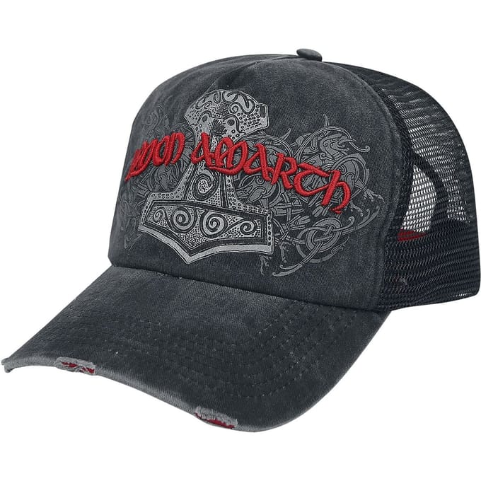 Amon Amarth Hammer - Trucker Cap Heren Cap - grijs - Standard
