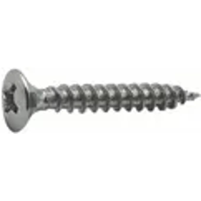 Sencys Universele Schroef Rvs Ronde Kop Pozi - 4x30mm - 10 Stuks