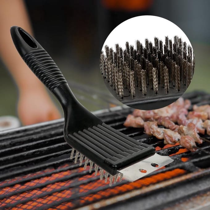 BBQ Clean - Barbecueborstel Heavy Duty  - Schoonmaakborstel - BBQ Borstel & Schraper - van Heble®