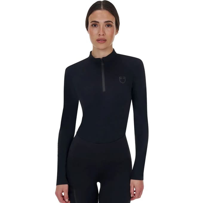 Dames longsleeve polo Equestro Ridertechnology