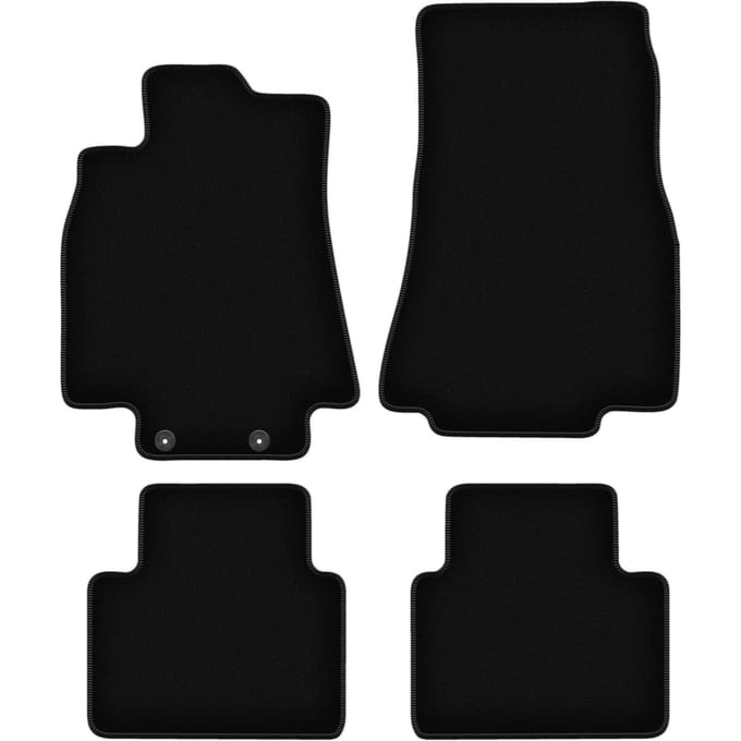 BASIC zwarte veloursmatten voor: Mercedes B-Klasse W245 hatchback (2005-2011)