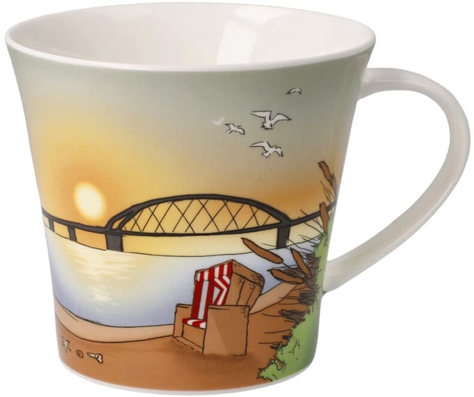 Goebel - Scandic Home | Koffie / Thee Mok Seaview | Beker - porselein - 350ml - 2 stuks