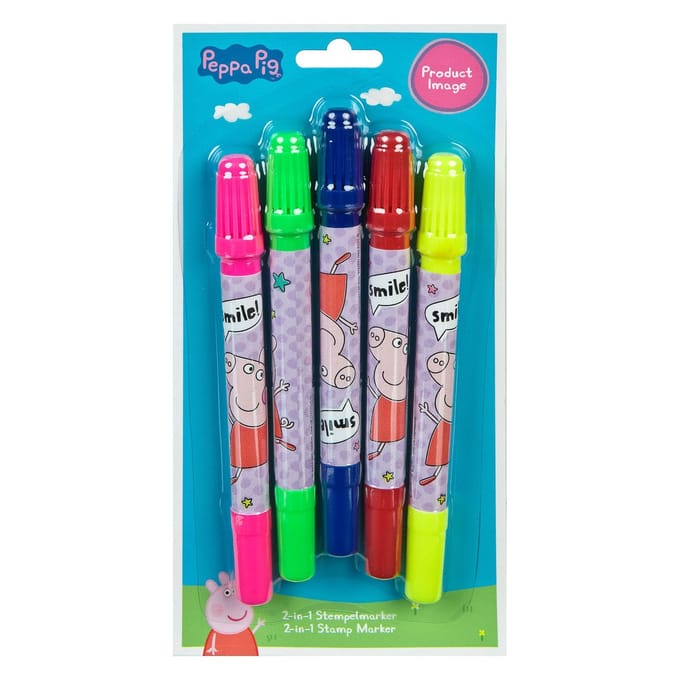 Undercover - Stamp pen 2in1 Peppa Pig 4 pcs.