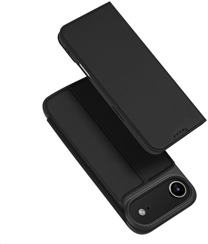 Dux Ducis Skin Pro Case for iPhone 17 Air with Flip and Card Slot - Black