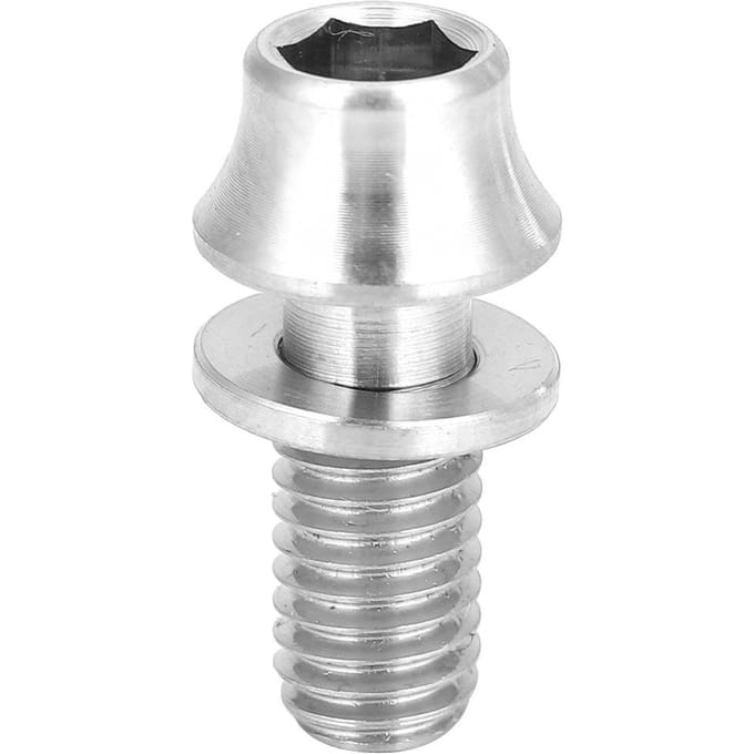 Vis Boulon M5x12 16mm en Alliage de Titane pour Porte-Bidon de Vélo avec Rondelle (Titane M5x12) white