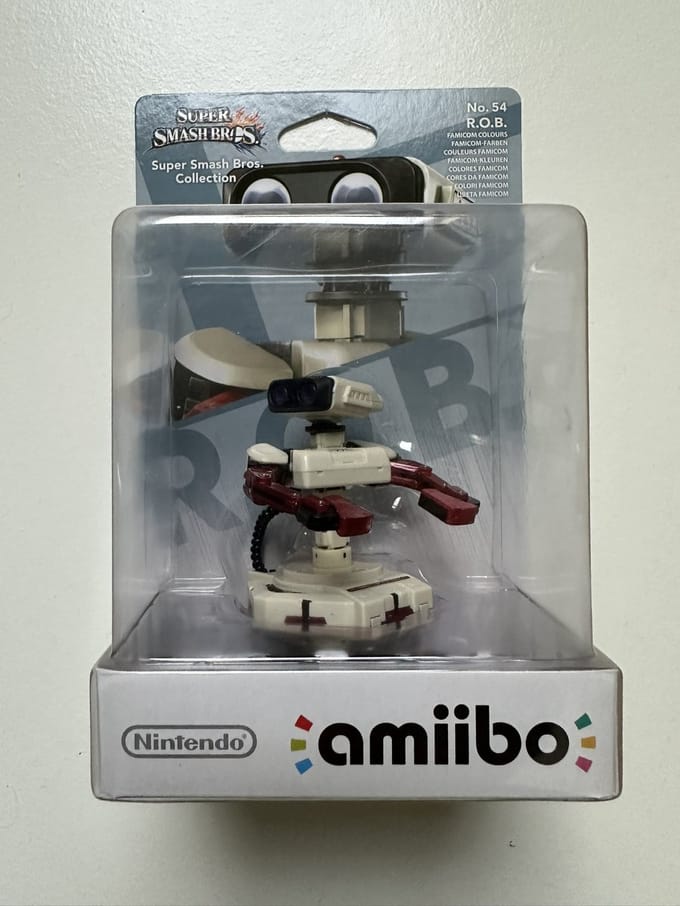 Nintendo Amiibo Smash no. 54 - R.O.B. Famicom Colours (Super Smash Bros. Collection)