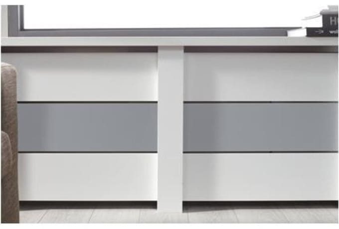 Cando Mix&match – Radiatorbekleding – Voorpaneel - Grijs – 100 X 20 Cm