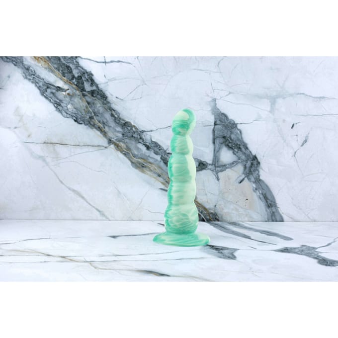 Ylva &amp; Dite | Handmade Green Anal Dildo with Suction Cup | Circe