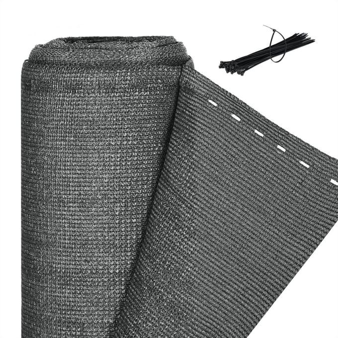 zichtdoek - 2 x 50 m - HDPE - UV-stabiliserend - antraciet