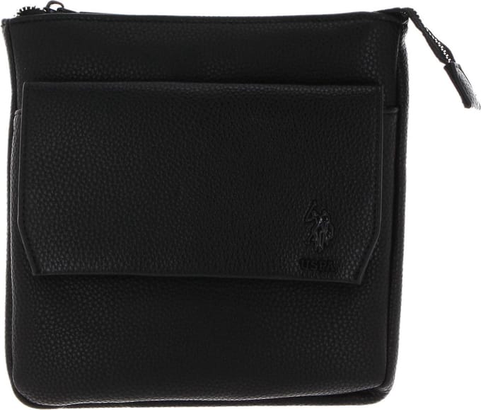 U.S. POLO ASSN. Schoudertas Seattle Flat Crossbody Black Zwart