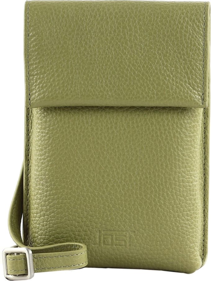 JOST Leren Schoudertas Vika Mini Shoulder Bag Olive Olijfgroen