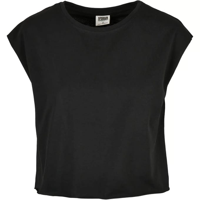 Urban Classics - Organic Short Top - S - Zwart