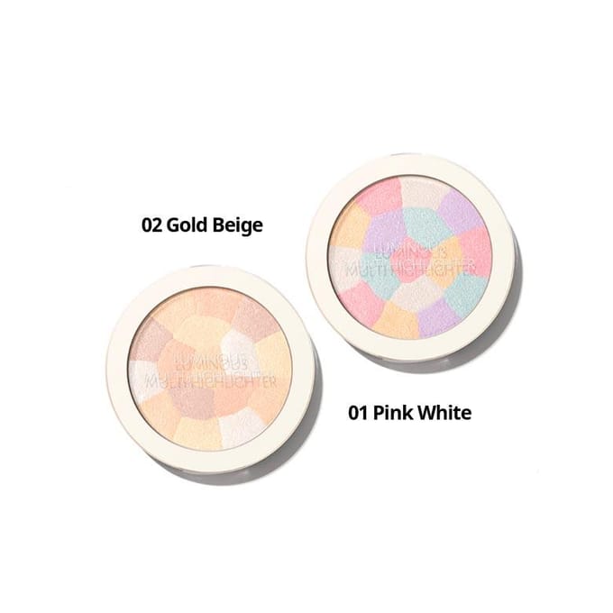 The Saem - Saemmul Luminous Multi Highlighter #Gold Beige 8gr white