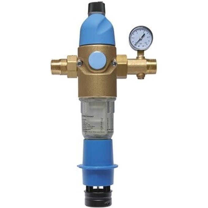 Drukregelaar terugspoelfilter messing R1 1/4'' 66 l/min 2-6 bar/29-87psi