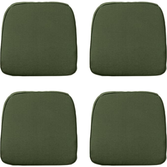 Madison - Zitkussen Wicker Panama green - Ca. 48x48 cm - Set van 4