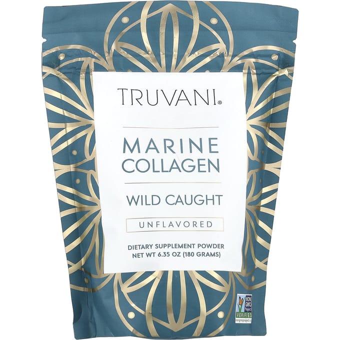 Truvani, collagène marin, naturel, sans saveur, 6,35 oz (180g)