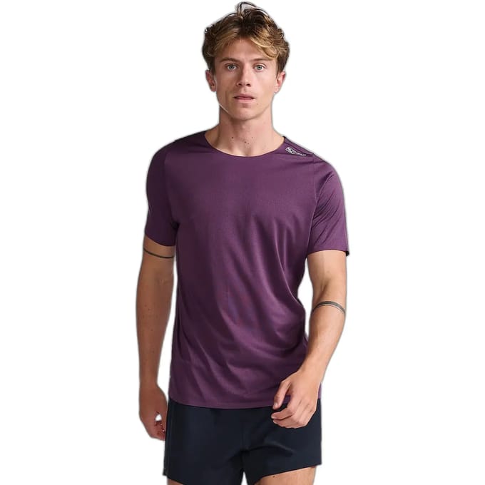2xu Light Speed Tech T-shirt Met Korte Mouwen Paars M Man