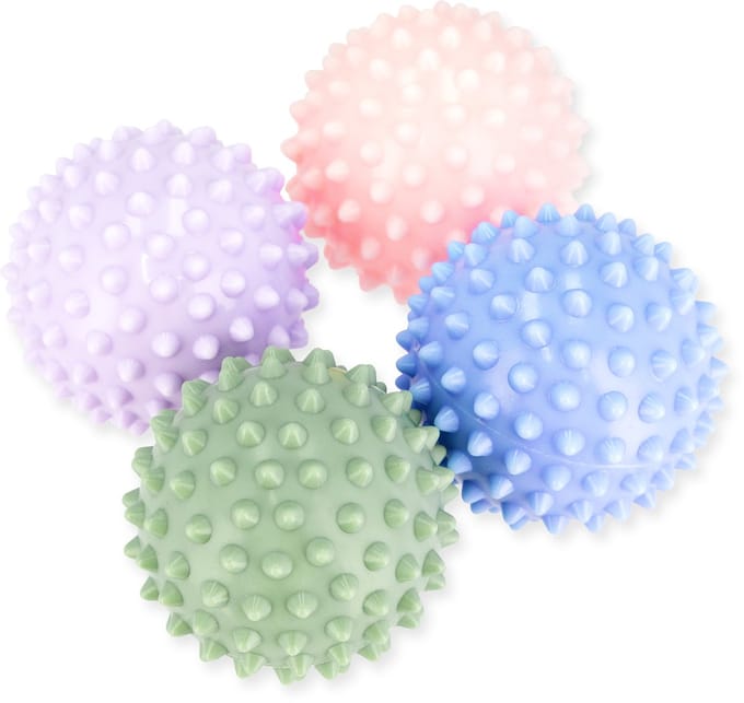 Spokey GRESPI Massageballen - 4-delig - PVC - 6,5 cm