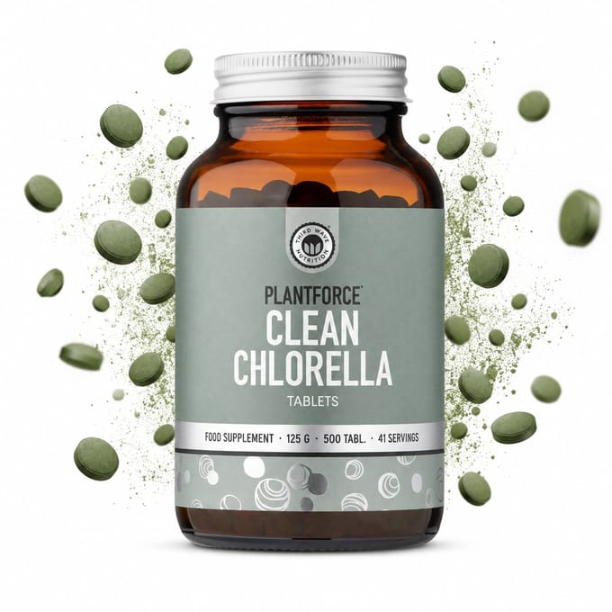 Plantforce - Clean Chlorella - 125 gr (500 tabletten) van Nederlandse bodem