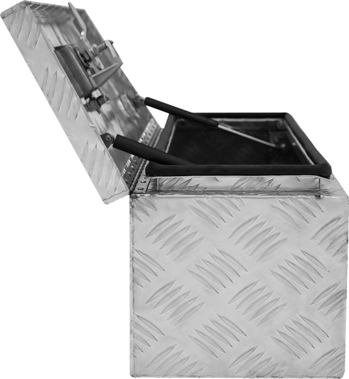 Gereedschapskist - 35 l - 1,5 mm aluminium - afsluitbaar & 2 sleutels
