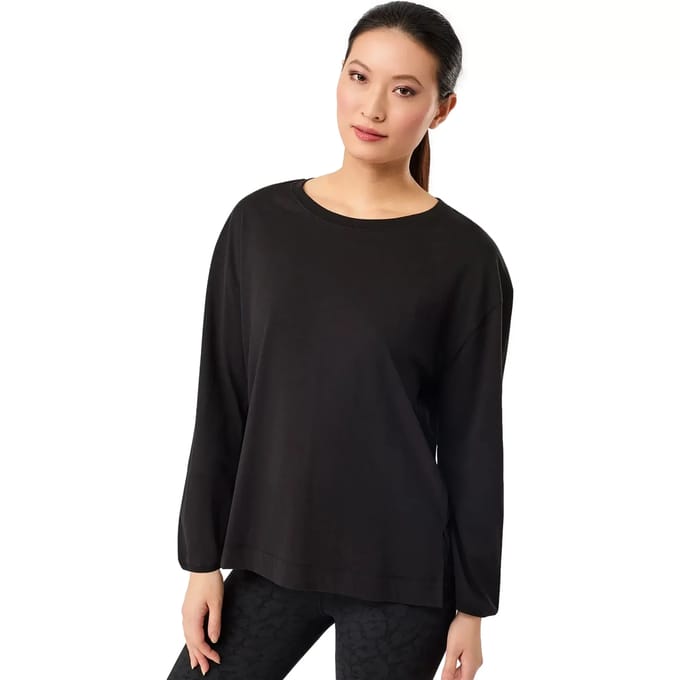 Dames-T-shirt met lange mouwen Mandala Wide