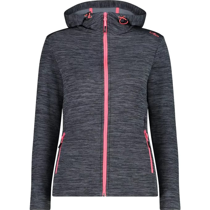Dames fleece met capuchon CMP