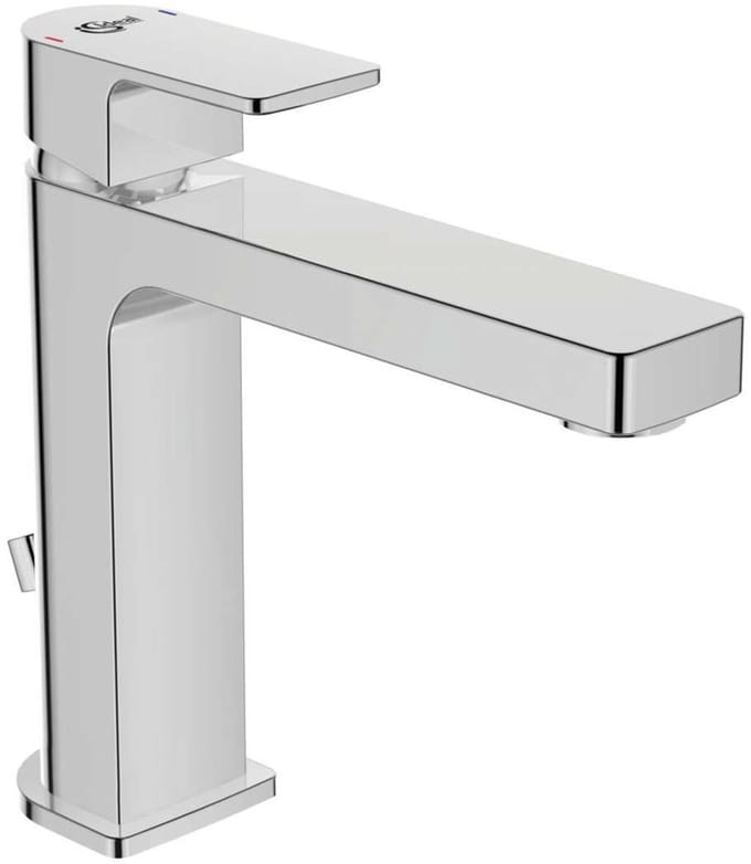 Ideal Standard Edge - Grande Slim wastafelkraan, met waste, chroom A7106AA