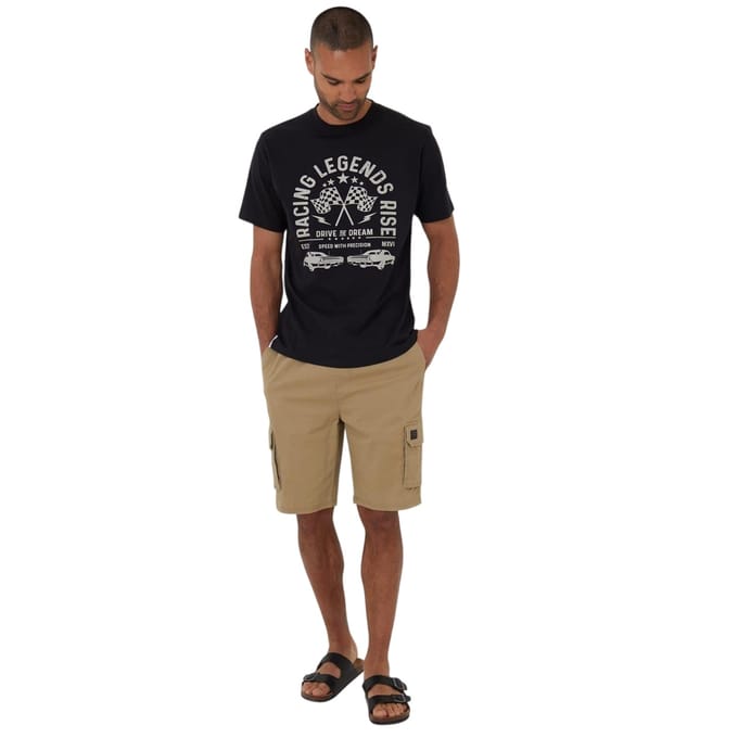Threadbare Unisex Volwassen Neilson Regular T-Shirt (Zwart)