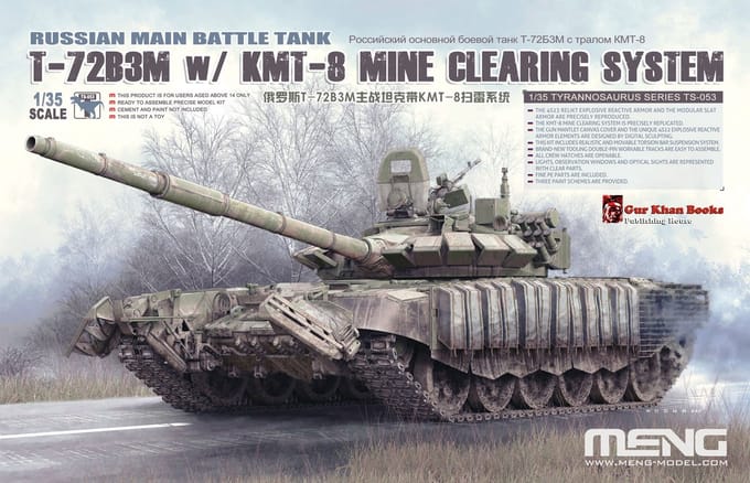 Meng Model Modelbouwpakket Militaire voertuigen - MENG TS053 Russian Main Battle Tank T-72B3M w/ KMT-8 Mine Clearing System Plastic - 1:35 - Modelbouw