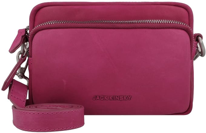 Jack Kinsky Aruba 1 Crossbody tas Leder 19 cm - Dames - pink