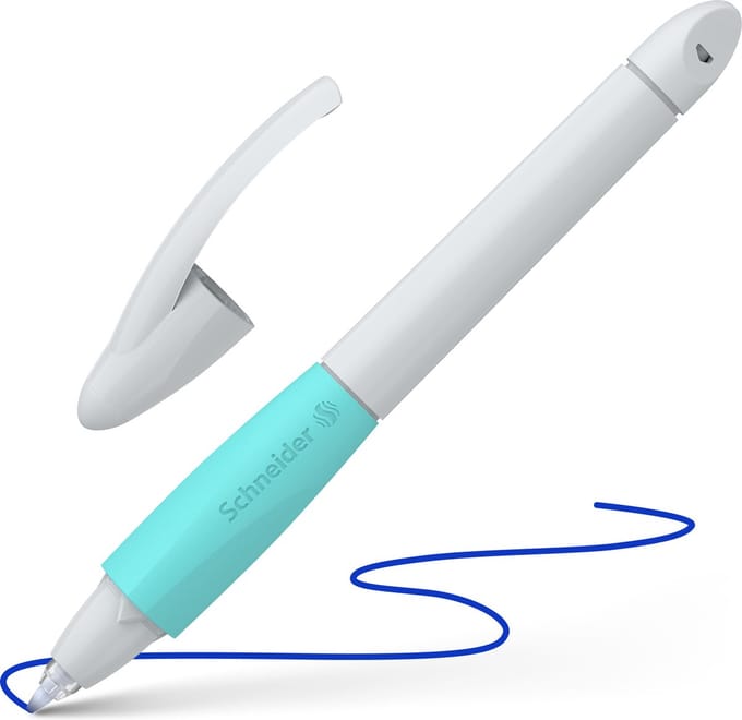 Schneider rollerball - Base Ball - lichtgrijs/turquoise - penpunt M - S-188331