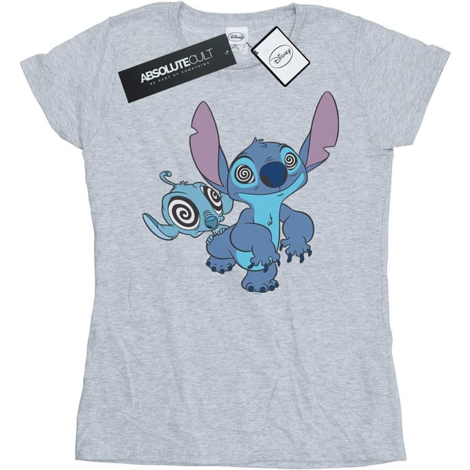 Disney Dames/Dames Lilo And Stitch Hypnotized Katoenen T-Shirt (Sportgrijs)