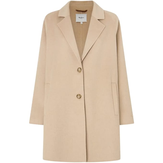 Pepe Jeans Solange Jas Beige M Vrouw