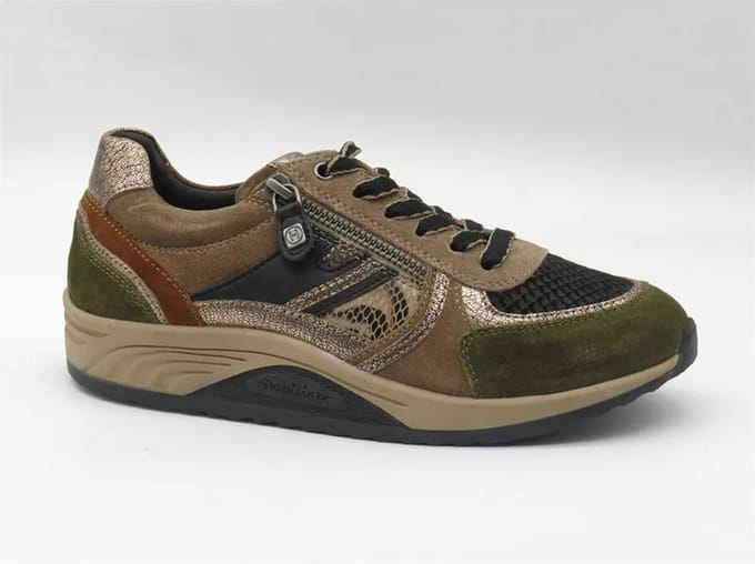 Helioform Sneaker groen bruin brons H (Maat - 7, Kleur - Multi)