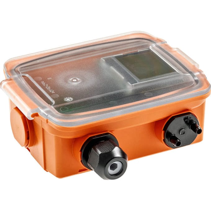 Drukverschilsensor -100 - 2500 Pa 0-5 V/0-10 V Modbus RTU LCD