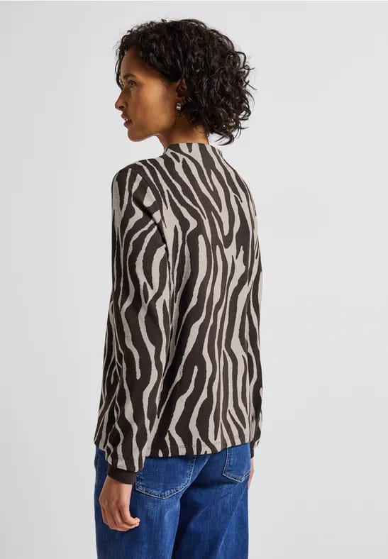 Shirt met zebraprint