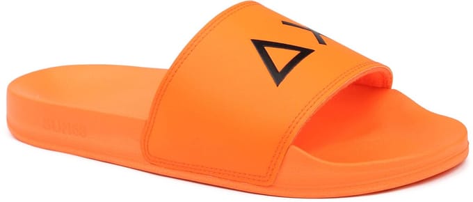Sun68 Slippers Logo Oranje - Maat 41 - Heren