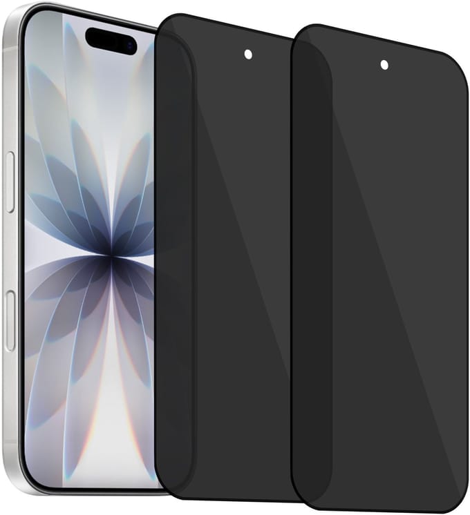 ChiGuard Privacy Screenprotector 2x geschikt voor iPhone 17 Screenprotector - Beschermglas - Privé GuardCover