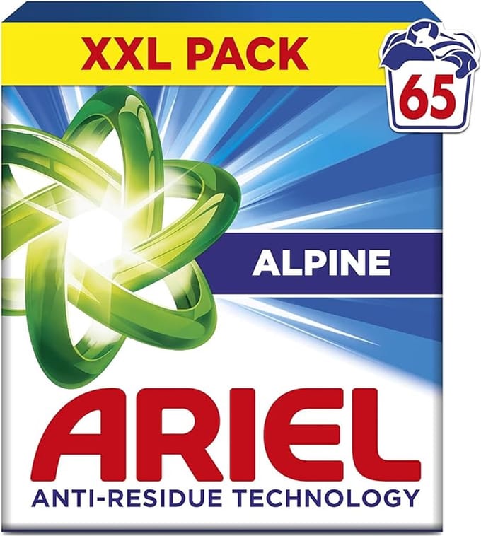 Ariel Snel Oplosbaar Waspoeder - Alpine - Anti-Residu Technologi - 65 Wasbeurten