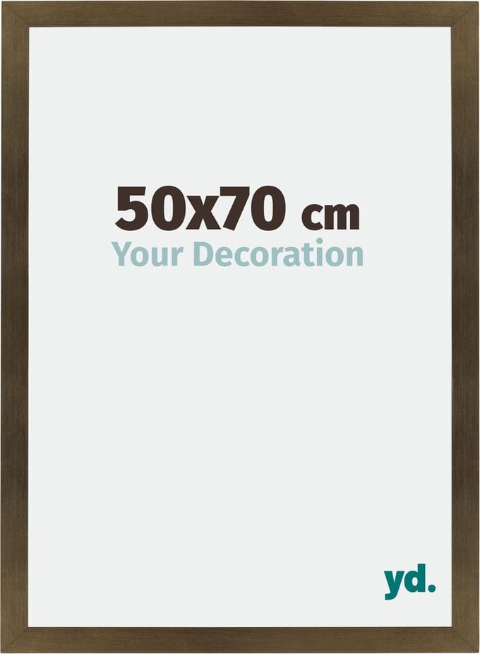 Your Decoration - Fotolijst 50x70 cm - MDF - Brons Decor - Mura