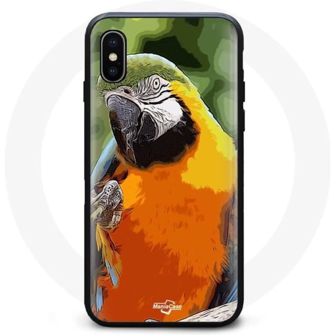 Coque - MANIACASE - Iphone XS max - Noir - Multicolore - Protection chocs et rayures pur