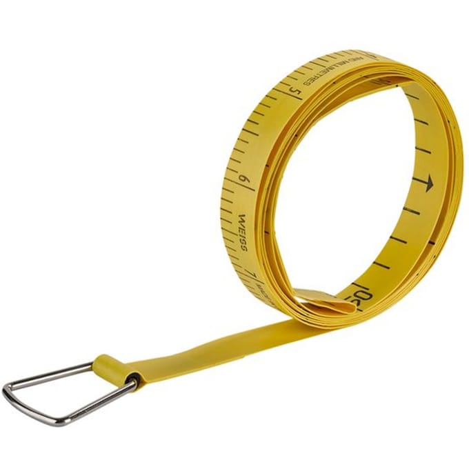 Glasvezel Meetlint 5 Meter Met Diameter En Omtrek Schaal