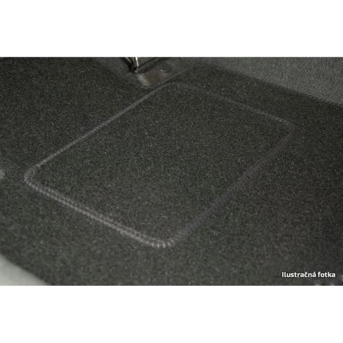 Tapis de sol - Saab 9-3 - Velours noir - Sur mesure - 4 pièces renforcées