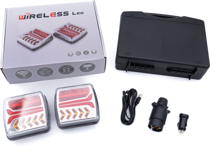 Verlichtingsset draadloos LED 12V / 24V